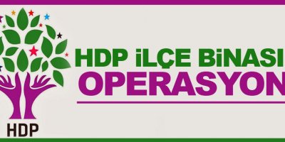 HDP ilçe binasına operasyon
