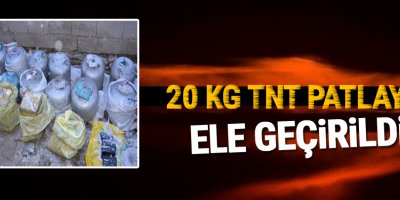 20 Kg Patlayıcı Ele Geçirildi!