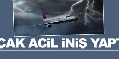 THY uçağına havada yıldırım isabet etti