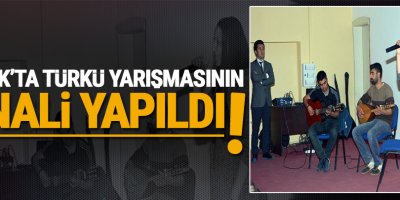 Çatak'ta türkü yarışmasının finali yapıldı