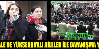 Yüksekovalı aileler ile dayanışma yemeği