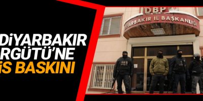 DBP Diyarbakır İl Örgütü’ne polis baskını