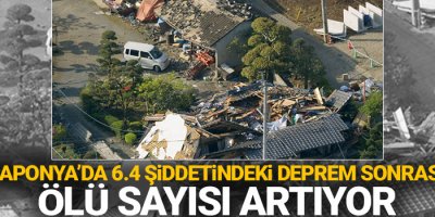 Japonya’da 6.4 şiddetindeki deprem sonrası ölü sayısı artıyor