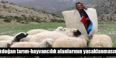 HDP'li Akdoğan tarım-hayvancılık alanlarının yasaklanmasını sordu