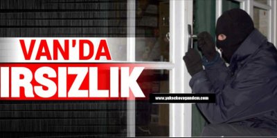 Van'da Hırsızlık