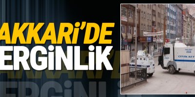 Hakkari'de Kısa Süreli Gerginlik