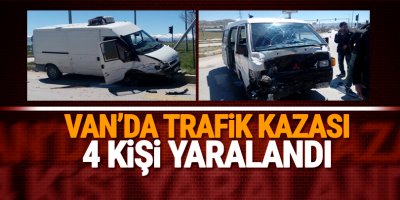 Van’da trafik kazası: 4 yaralı