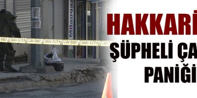 Hakkari'de Şüpheli Paket Paniği