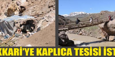Hakkari'ye Kaplıca Tesisi İsteği