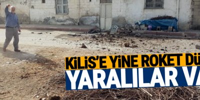 Yine roket mermisi; bir evde yangın çıktı!