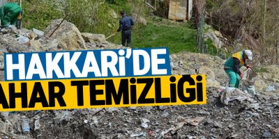 Hakkari’de dere yatakları temizleniyor