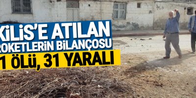 Kilis’e atılan roketlerin bilançosu: 11 ölü, 31 yaralı