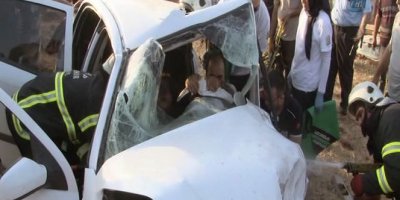 Antep'te kaza: 1 ölü, 4 yaralı