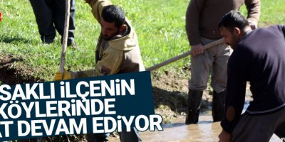 Yasaklı ilçenin köylerinde hayat devam ediyor