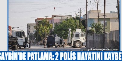 Nusaybin'de Patlama 2 Polis Hayatını Kaybetti