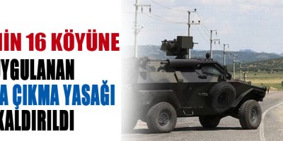 Lice'nin 16 köyünde yasak kalktı