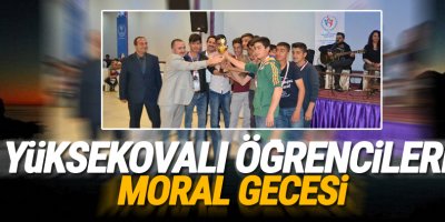 Yüksekovalı öğrencilere moral gecesi
