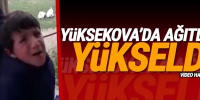 Yüksekova'da Evleri Yanan Çocuklar Ağıtlar Yaktı