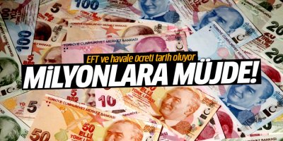 EFT ve havale ücreti tarih oluyor