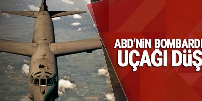 ABD'nin bombardıman uçağı düştü!