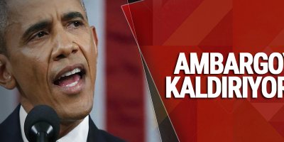 Obama: Ambargoyu kaldırıyoruz