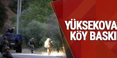 Yüksekova'da köy baskını