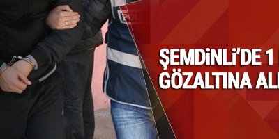 Şemdinli'de 1 gözaltı