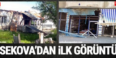 Yüksekova'dan ilk görüntüler