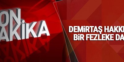 Demirtaş hakkında bir fezleke daha