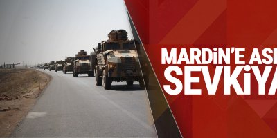 Mardin'de askeri sevkiyat