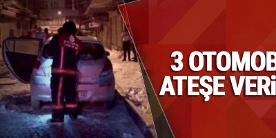İstanbul'da 3 araç ateşe verildi