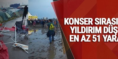 Konser sırasında yıldırım düştü: En az 51 yaralı