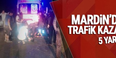 Mardin'de trafik kazası: 5 yaralı