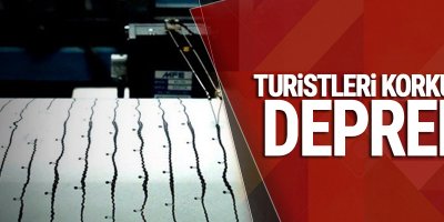 Turistleri korkutan deprem