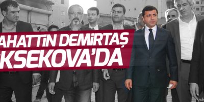 Selahattin Demirtaş Yüksekova'ya geldi
