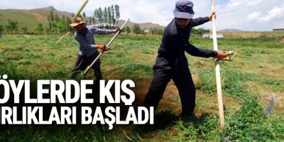 Köylerde Kış Hazırlıkları Başladı
