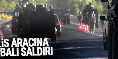 Polis aracına Bombalı Saldırı