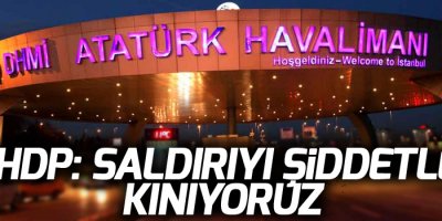 HDP: Saldırıyı şiddetle kınıyoruz