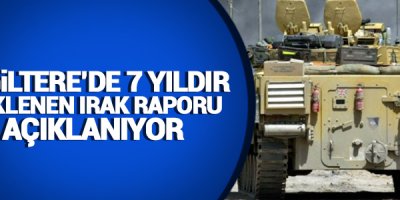 İngiltere'de 7 yıldır beklenen Irak raporu açıklanıyor