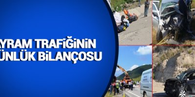 Bayram trafiğinin 4 günlük bilançosu; 62 ölü, 201 yaralı!