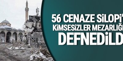 56 cenaze Silopi'de kimsesizler mezarlığına defnedildi