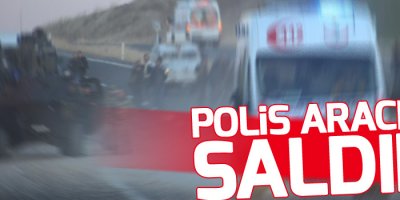 Giresun’da polis aracına saldırı