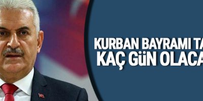 Kurban Bayramı Tatili Kaç Gün Olacak?