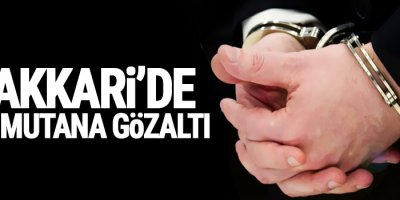 Hakkari'de iki üst rütbeli gözaltına alındı