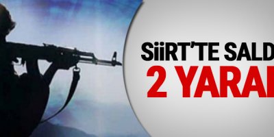 Siirt'te Saldırı: 2 yaralı