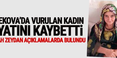 Yüksekova'nın Büyükçiftlik beldesinde vurulan kadın hayatını kaybetti