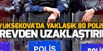 Yüksekova'da yaklaşık 80 polis...