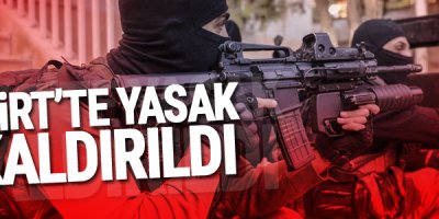 Siirt'te 'sokağa çıkma yasağı' kaldırıldı