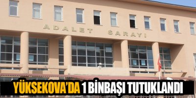 Yüksekova'da 1 Binbaşı Tutuklandı