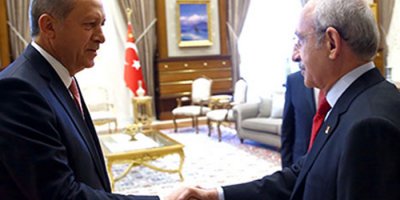 Saray'daki görüşme sona erdi